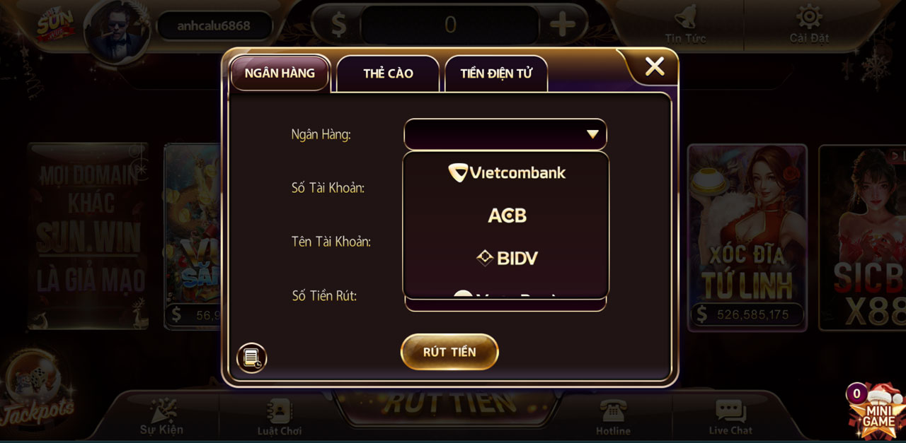 rút tiền game sunwin